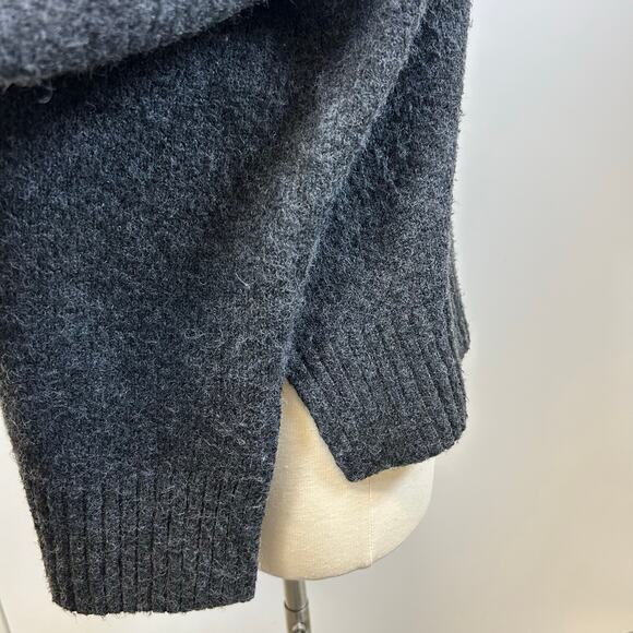 Modern Citizen Karlie Oversized Turtleneck Sweater Gray Women’s Size S - Picture 9 of 12